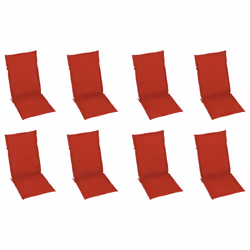 VidaXL 3072547 chaise d'extérieur Terrace Siège rembourré Teck Rouge - Vue supplémentaire 5