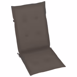 VidaXL 3072549 chaise d'extérieur Terrace Siège rembourré Teck Taupe - Vue supplémentaire 7