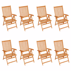 VidaXL 3072554 chaise d'extérieur Terrace Siège rembourré Teck