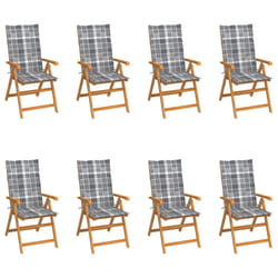 VidaXL 3072555 chaise d'extérieur Terrace Siège rembourré Teck