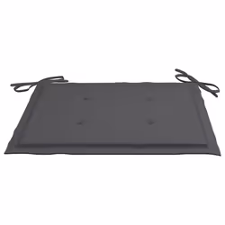 VidaXL 3072889 chaise d'extérieur Terrace Siège rembourré Teck Anthracite - Vue supplémentaire 8