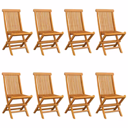 VidaXL 3072936 chaise d'extérieur Terrace Siège rembourré Teck Bleu