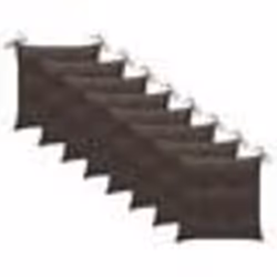 vidaXL Chaises de jardin et coussins taupe lot de 8 Bois teck massif - TU