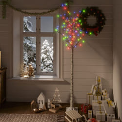 Vidaxl - Sapin de Noël 180 led colorées Saule 1,8 m Int/Ext