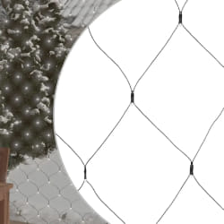 vidaXL Filet Lumineux Noël 204 LED - Blanc froid