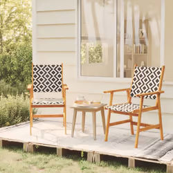 VidaXL 316249 chaise d'extérieur Terrace Bois d'acacia, Polyuréthane