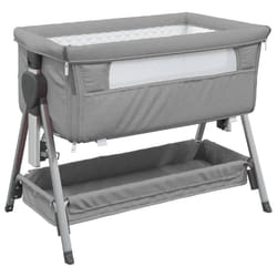 VidaXL 10289 Lit pour enfant Gris Fer