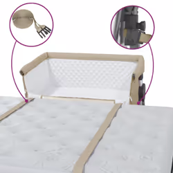 VidaXL 10291 Lit pour enfant Taupe Fer - Vue supplémentaire 8