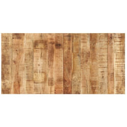 Dessus de table 120x60x(1,5-1,6) cm Bois de manguier brut vidaXL