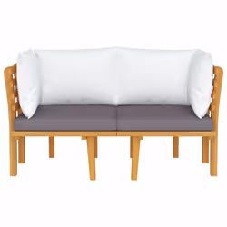 VidaXL 316264 banc de jardin Bois d'acacia, Tissu, Polyester