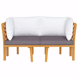 VidaXL 316265 banc de jardin Bois d'acacia, Tissu, Polyester