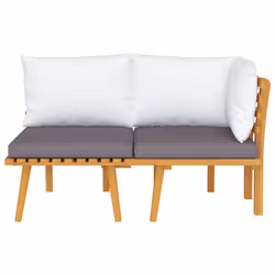 VidaXL 316267 banc de jardin Bois d'acacia, Tissu, Polyester