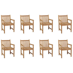 VidaXL 3073003 chaise d'extérieur Terrace Teck Marron