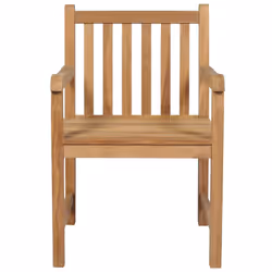 VidaXL 3073048 chaise d'extérieur Terrace Siège rembourré Teck Crème, Blanc - Vue supplémentaire 5