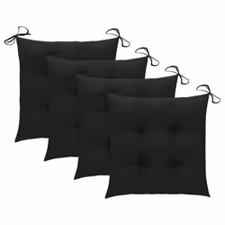 VidaXL 3073053 chaise d'extérieur Terrace Siège rembourré Teck Noir - Vue supplémentaire 7