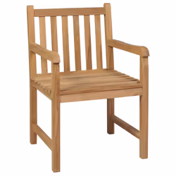 VidaXL 3073054 chaise d'extérieur Terrace Siège rembourré Teck Taupe - Vue supplémentaire 4