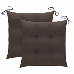 VidaXL 3073054 chaise d'extérieur Terrace Siège rembourré Teck Taupe - Vue supplémentaire 8