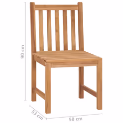 VidaXL 3073086 chaise d'extérieur Terrace Teck - Vue supplémentaire 8