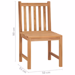 VidaXL 3073087 chaise d'extérieur Terrace Teck - Vue supplémentaire 8