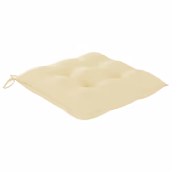 VidaXL 3073105 chaise d'extérieur Terrace Siège rembourré Teck Crème, Blanc - Vue supplémentaire 7