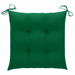 VidaXL 3073108 chaise d'extérieur Terrace Siège rembourré Teck Vert - Vue supplémentaire 8