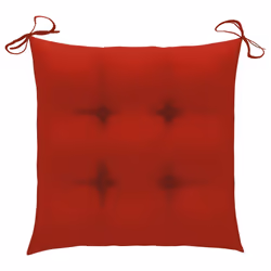 VidaXL 3073109 chaise d'extérieur Terrace Siège rembourré Teck Rouge - Vue supplémentaire 8