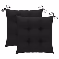 VidaXL 3073110 chaise d'extérieur Terrace Siège rembourré Teck Noir - Vue supplémentaire 6