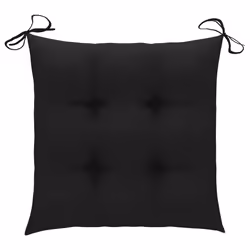 VidaXL 3073110 chaise d'extérieur Terrace Siège rembourré Teck Noir - Vue supplémentaire 8