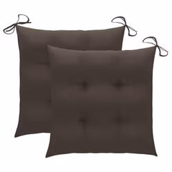 VidaXL 3073111 chaise d'extérieur Terrace Siège rembourré Teck Taupe - Vue supplémentaire 6