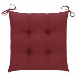 VidaXL 3073112 chaise d'extérieur Terrace Siège rembourré Teck Rouge - Vue supplémentaire 8