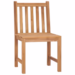 VidaXL 3073117 chaise d'extérieur Terrace Siège rembourré Teck Crème