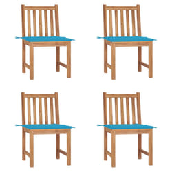 VidaXL 3073119 chaise d'extérieur Terrace Siège rembourré Teck Bleu