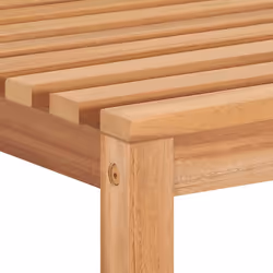 VidaXL 3073120 chaise d'extérieur Terrace Siège rembourré Teck Vert - Vue supplémentaire 7