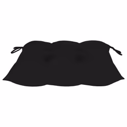 VidaXL 3073137 chaise d'extérieur Terrace Siège rembourré Teck Noir - Vue supplémentaire 8