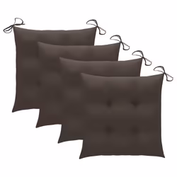 VidaXL 3073138 chaise d'extérieur Terrace Siège rembourré Teck Taupe - Vue supplémentaire 6