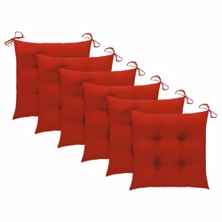 VidaXL 3073163 chaise d'extérieur Terrace Siège rembourré Teck Rouge - Vue supplémentaire 6