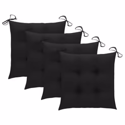 VidaXL 3073164 chaise d'extérieur Terrace Siège rembourré Teck Noir - Vue supplémentaire 6