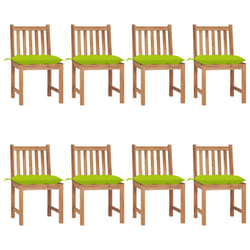 VidaXL 3073168 chaise d'extérieur Terrace Siège rembourré Teck Vert