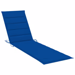 VidaXL 3073181 chaise d'extérieur Linge Siège rembourré Acier galvanisé, Teck Bleu - Vue supplémentaire 7