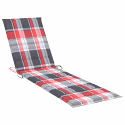 VidaXL 3073184 chaise d'extérieur Linge Siège rembourré Acier galvanisé, Teck - Vue supplémentaire 7