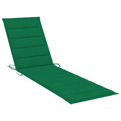 VidaXL 3073191 chaise d'extérieur Linge Siège rembourré Acier galvanisé, Teck Vert - Vue supplémentaire 7
