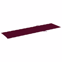 VidaXL 3073195 chaise d'extérieur Linge Siège rembourré Acier galvanisé, Teck Rouge - Vue supplémentaire 8