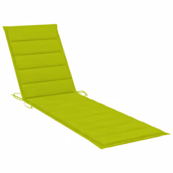 VidaXL 3073197 chaise d'extérieur Linge Siège rembourré Acier galvanisé, Teck Vert - Vue supplémentaire 7