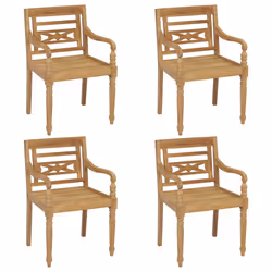 VidaXL 3073360 chaise d'extérieur Terrace Siège rembourré Teck Vert - Vue supplémentaire 3