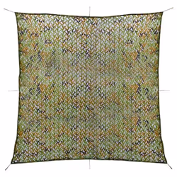 vidaXL Filet de camouflage avec sac de rangement 5x5 m Vert
