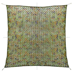 vidaXL Filet de camouflage avec sac de rangement 5x5 m Vert