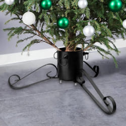 VidaXL Support de sapin de Noël - Noir - 58x58x21 cm