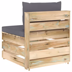 VidaXL 3074507 banc de jardin Bois - Vue supplémentaire 4