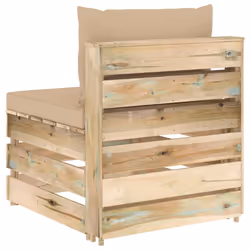 VidaXL 3074510 banc de jardin Bois - Vue supplémentaire 4