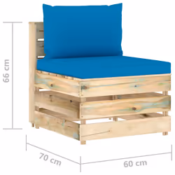 VidaXL 3074511 banc de jardin Bois - Vue supplémentaire 6
